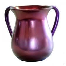Burgundy Anodized Aluminum Hand Wash cup